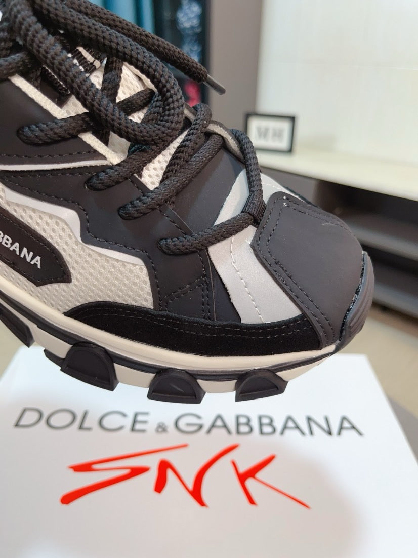 Dolce & Gabbana DG Men's Suede & Waterproof-Fabric Casual Sneakers