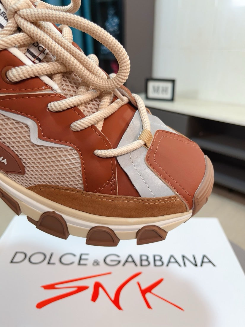 Dolce & Gabbana DG Men's Suede & Waterproof-Fabric Casual Sneakers
