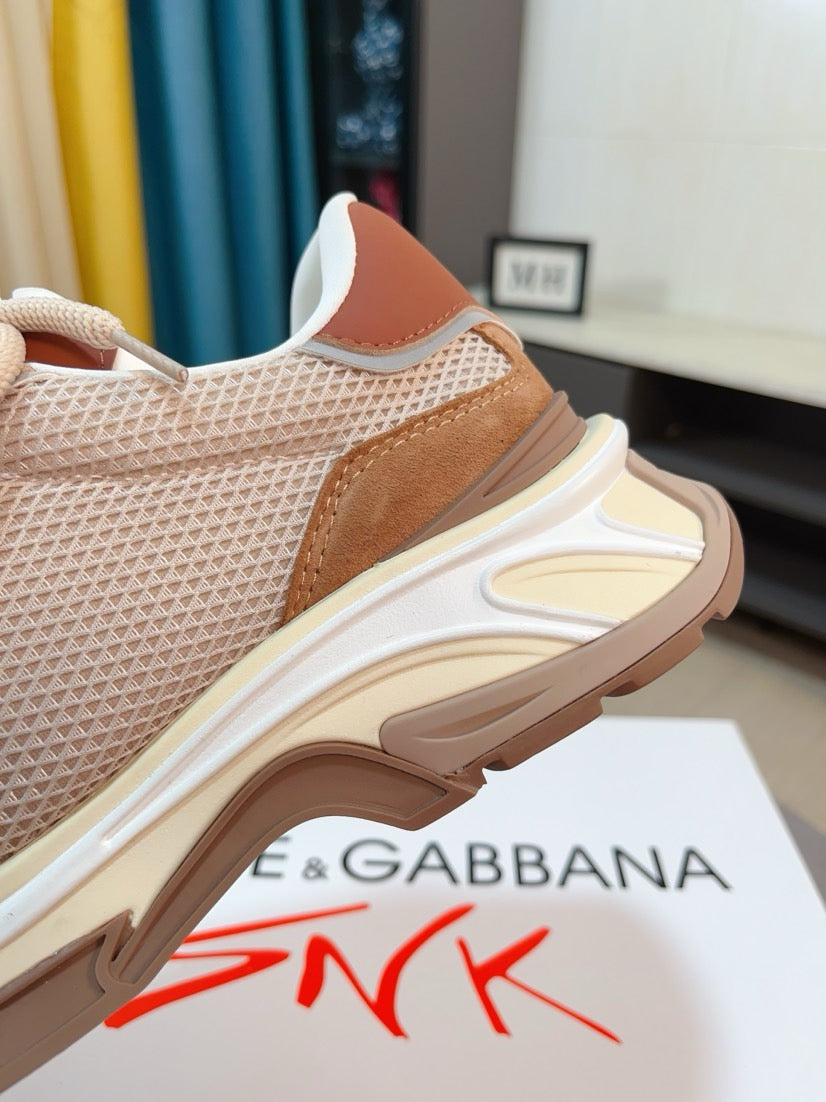 Dolce & Gabbana DG Men's Suede & Waterproof-Fabric Casual Sneakers