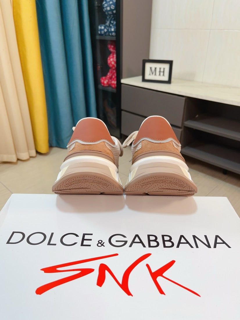 Dolce & Gabbana DG Men's Suede & Waterproof-Fabric Casual Sneakers
