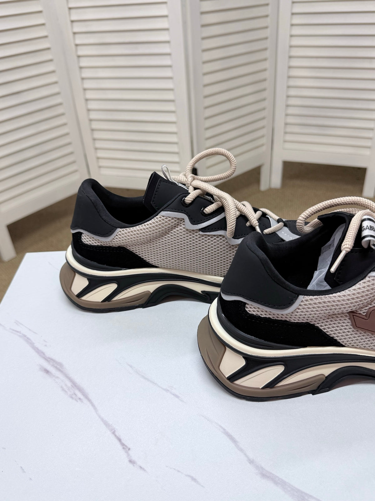 Dolce & Gabbana DG Silk Calfskin & Nubuck Casual Sneakers