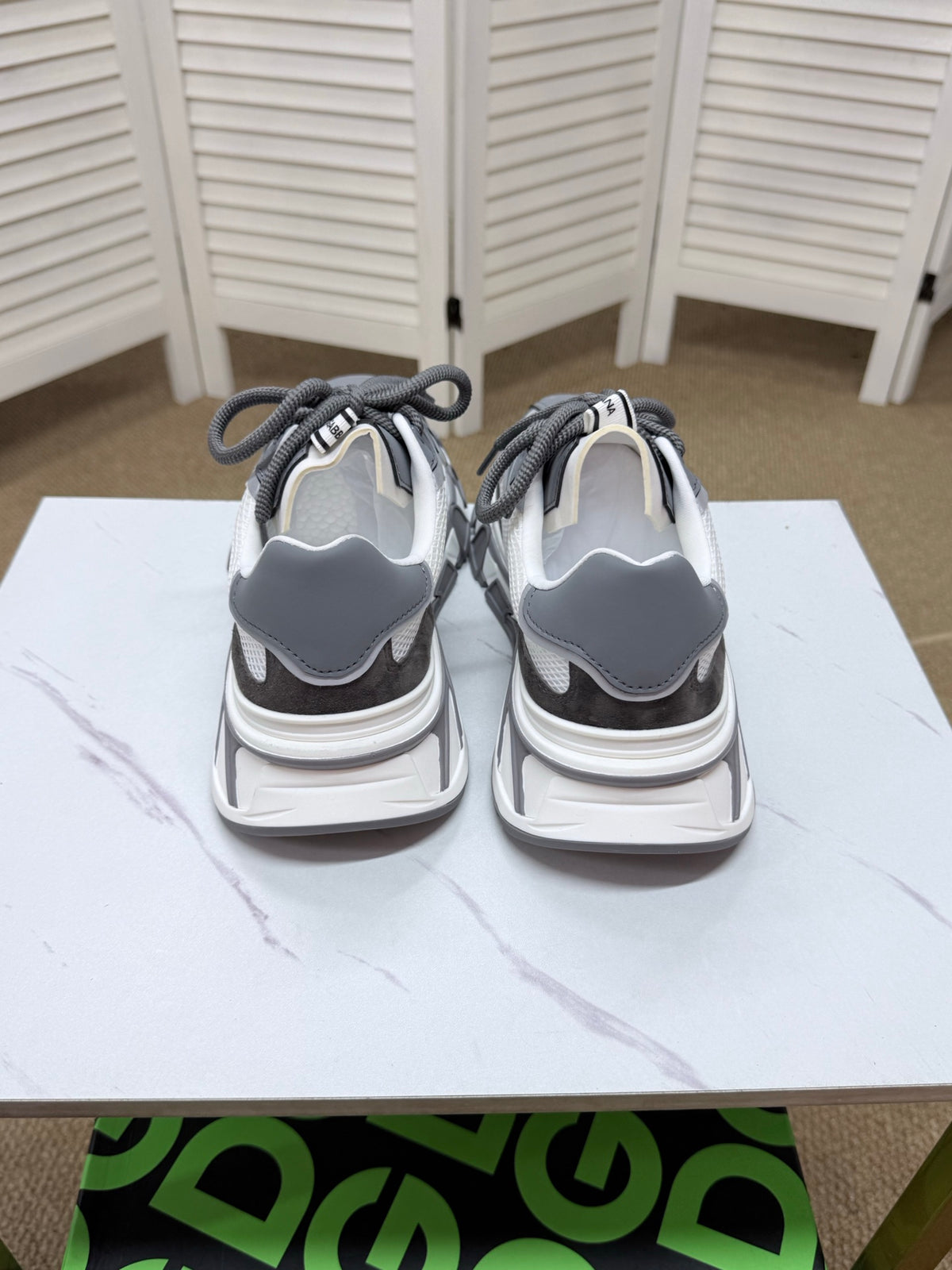 Dolce & Gabbana DG Silk Calfskin & Nubuck Casual Sneakers