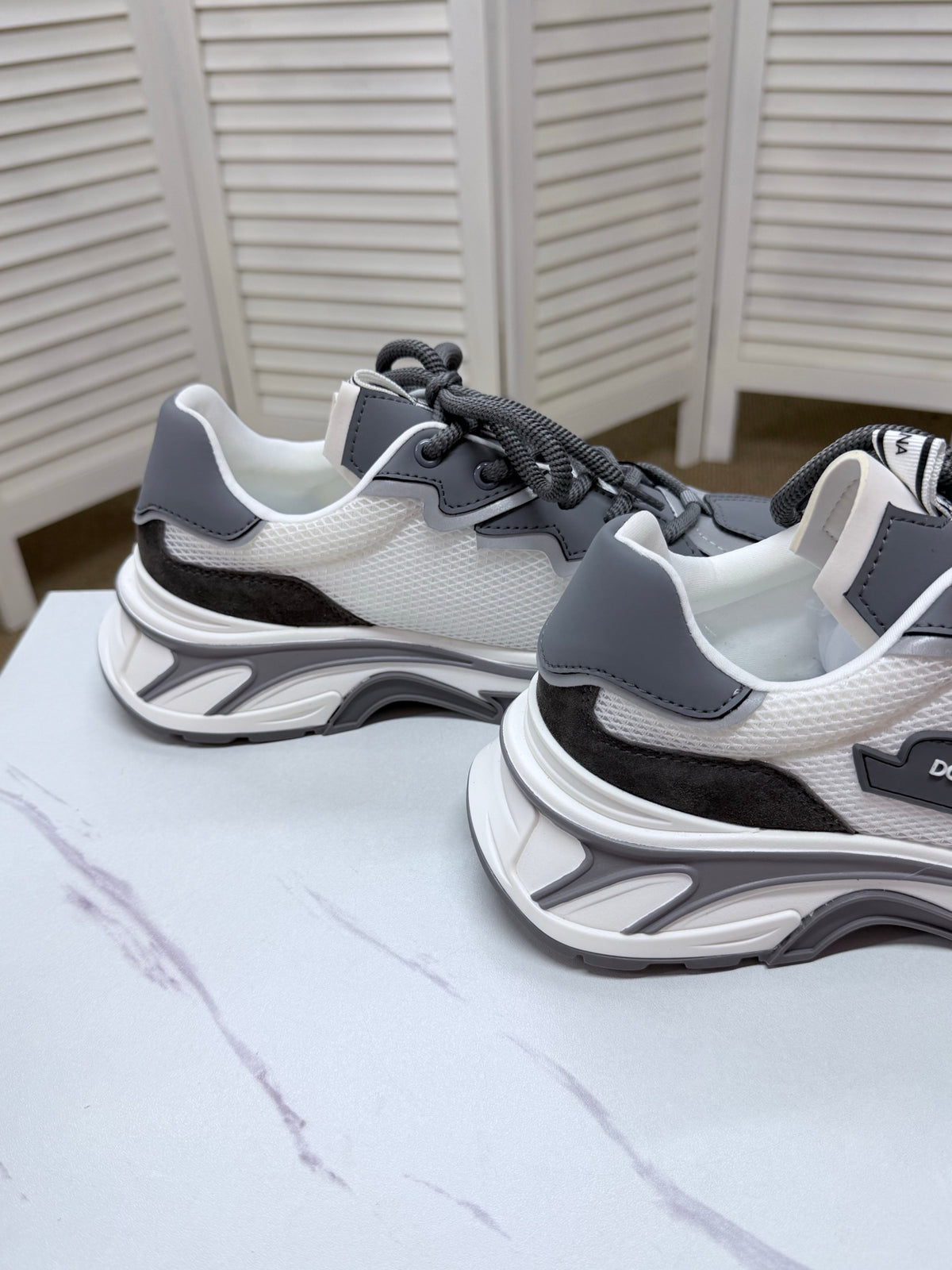 Dolce & Gabbana DG Silk Calfskin & Nubuck Casual Sneakers