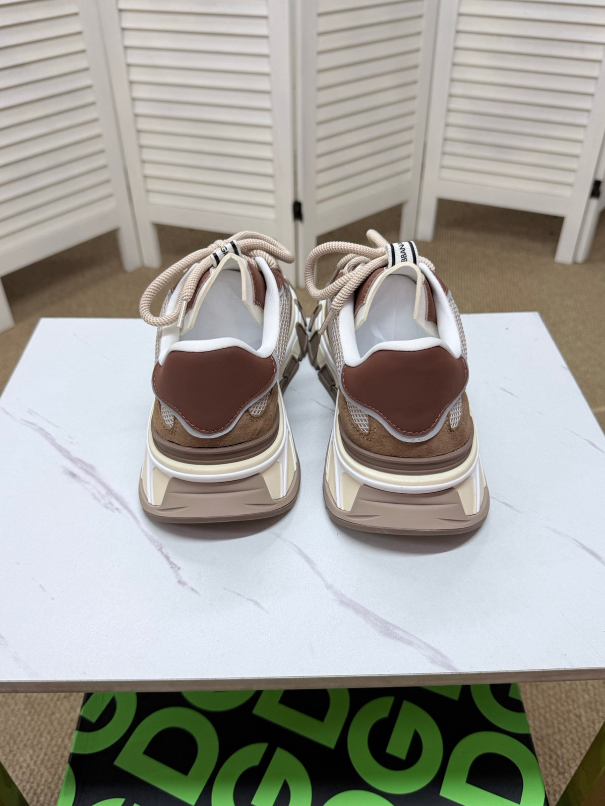 Dolce & Gabbana DG Silk Calfskin & Nubuck Casual Sneakers