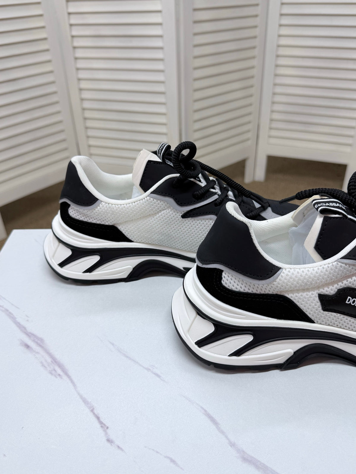 Dolce & Gabbana DG Silk Calfskin & Nubuck Casual Sneakers