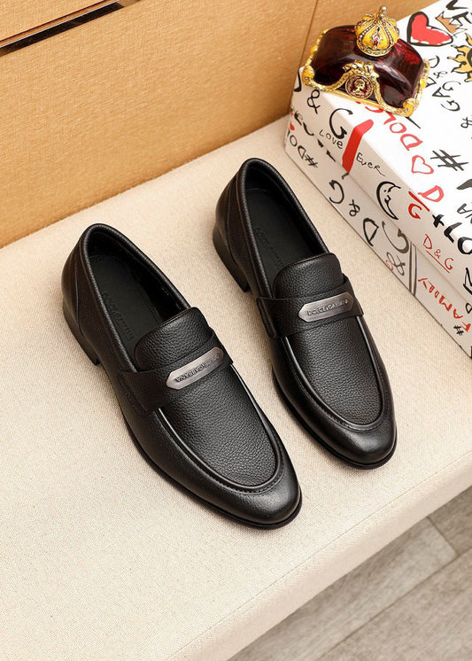 Dolce & Gabbana DG Men's Italian Calfskin Dress Shoes