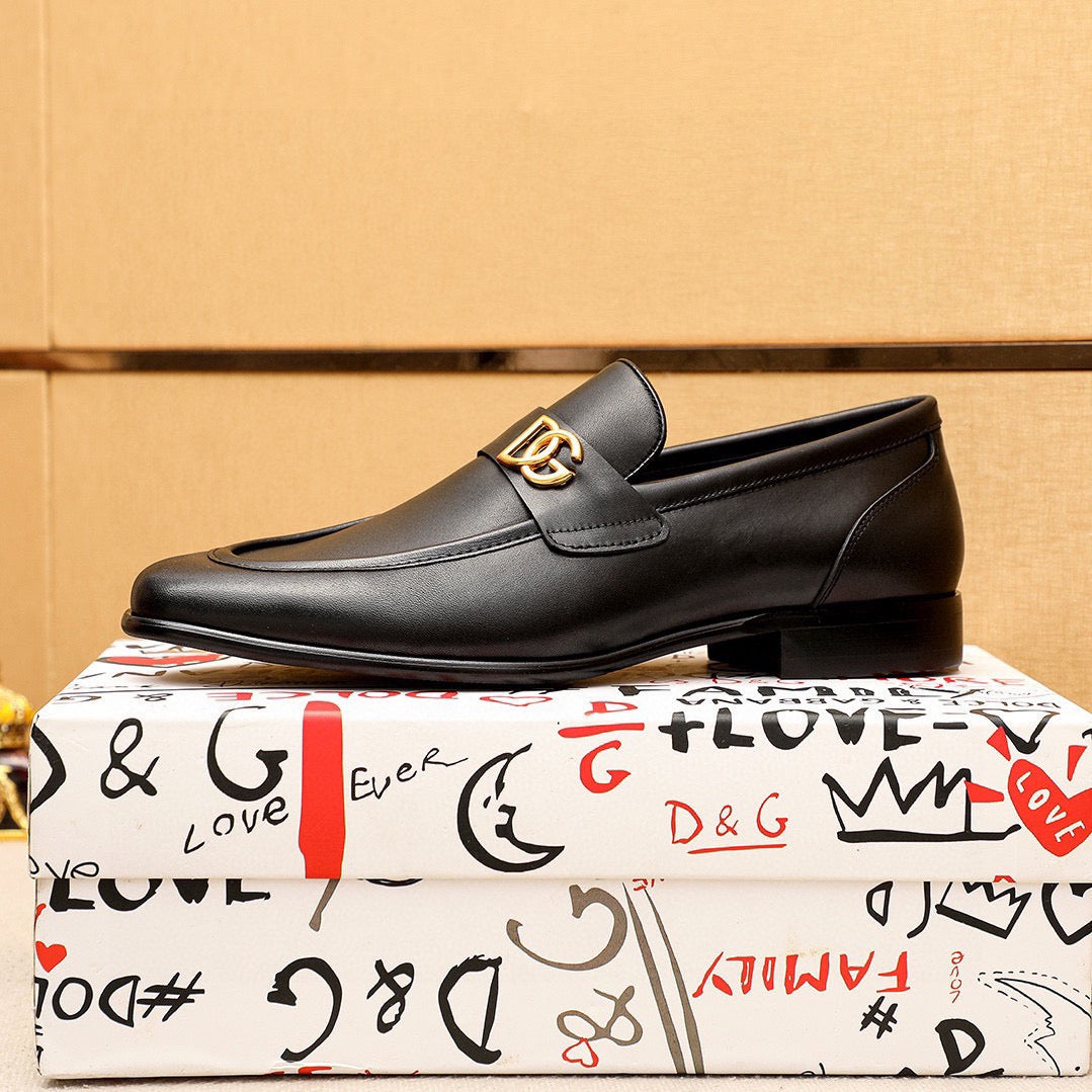 Dolce & Gabbana DG Men's Italian Calfskin Dress Shoes