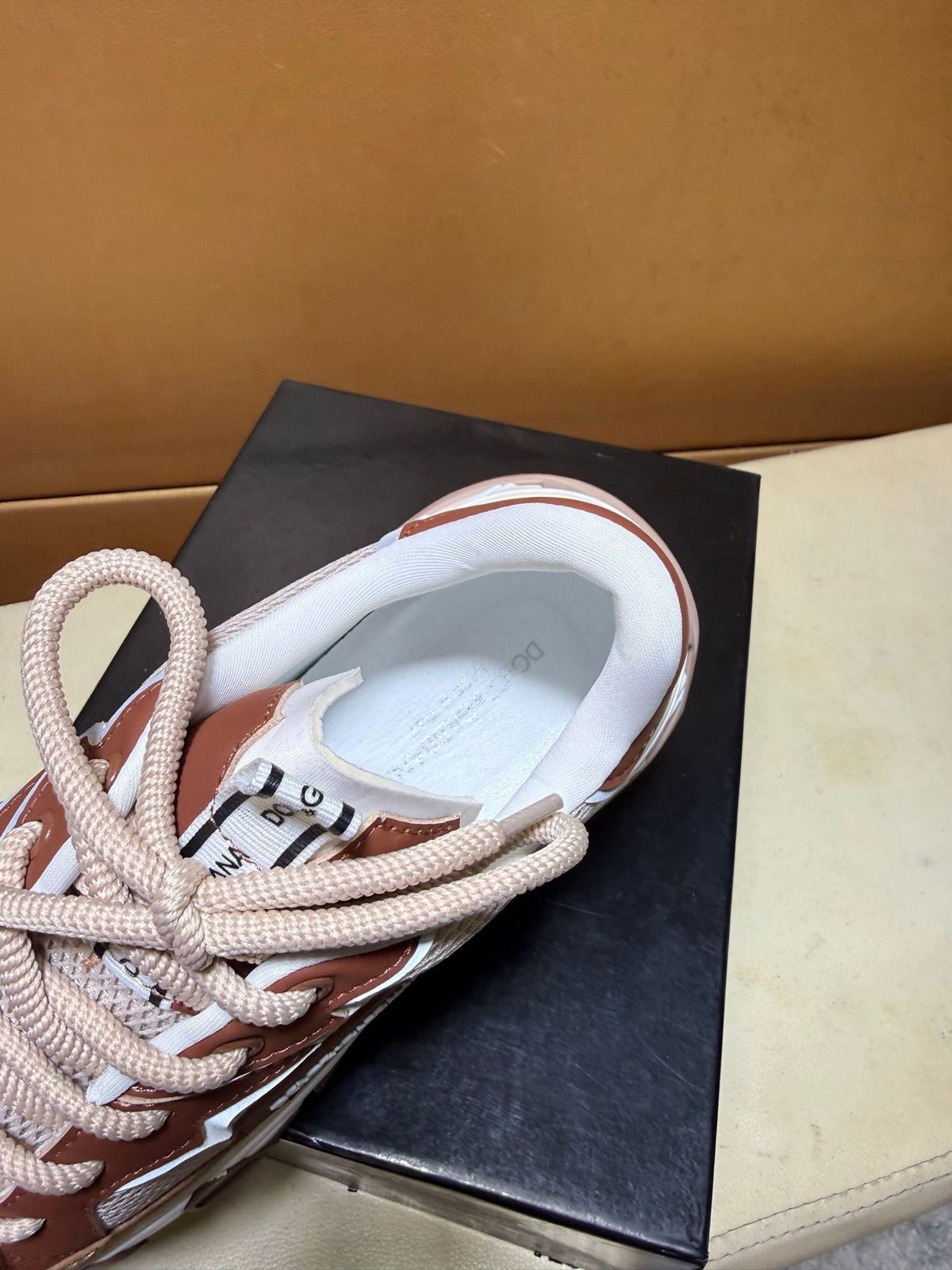 Dolce & Gabbana DG Men's Multi-Panel Silk Casual Sneakers