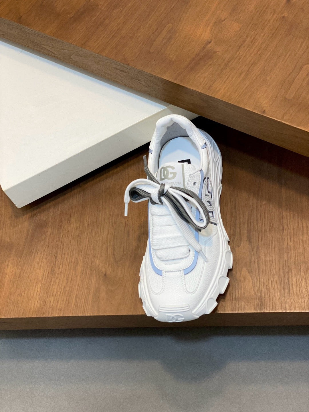 Dolce & Gabbana DG Couple's Oxford & Lace Sneakers