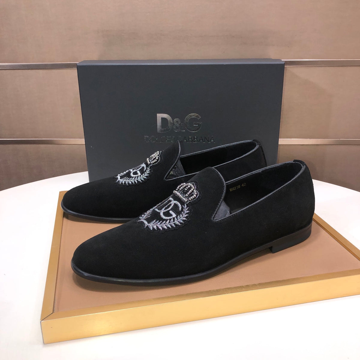 Dolce & Gabbana DG Men's Italian Calfskin Dress Shoes