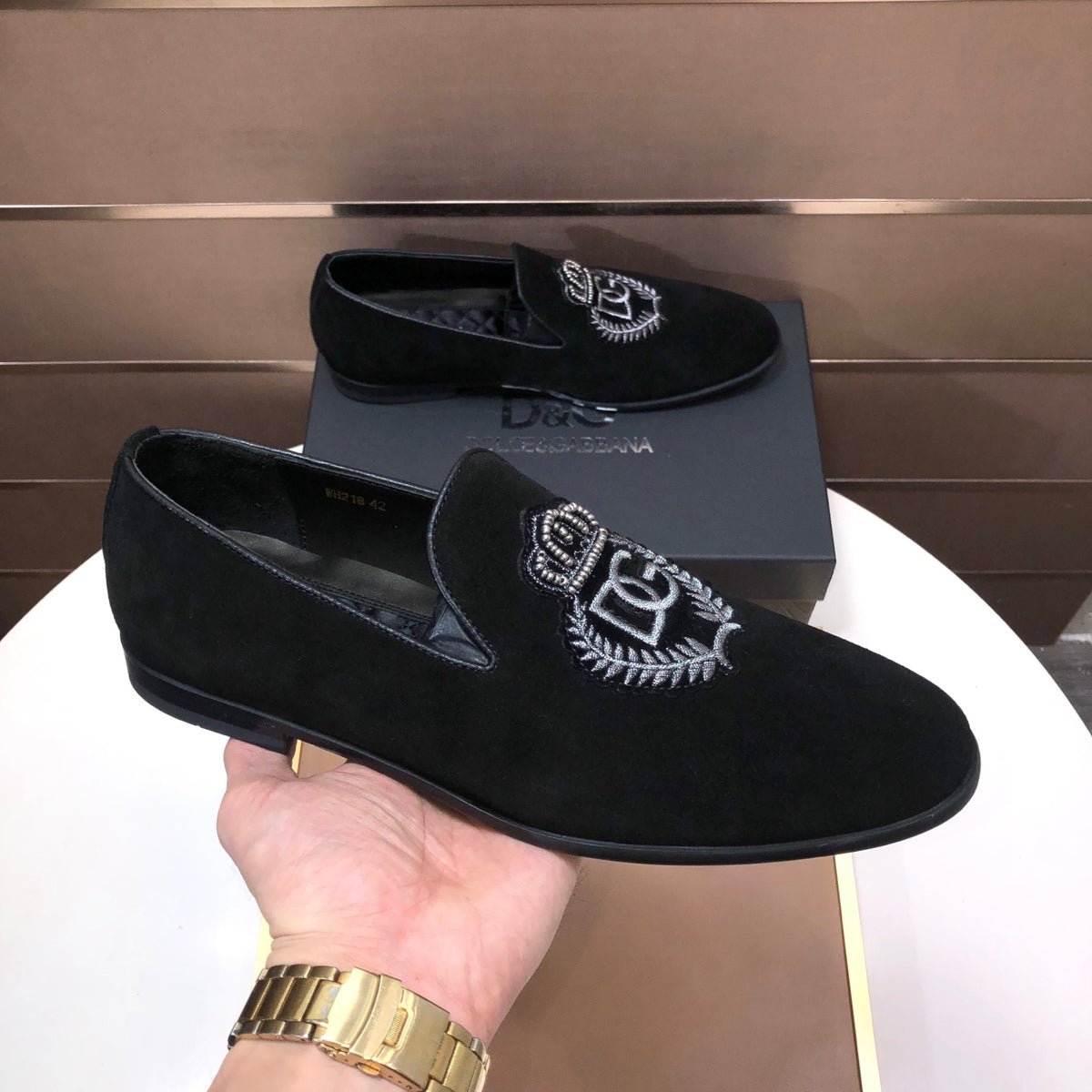 Dolce & Gabbana DG Men's Italian Calfskin Dress Shoes