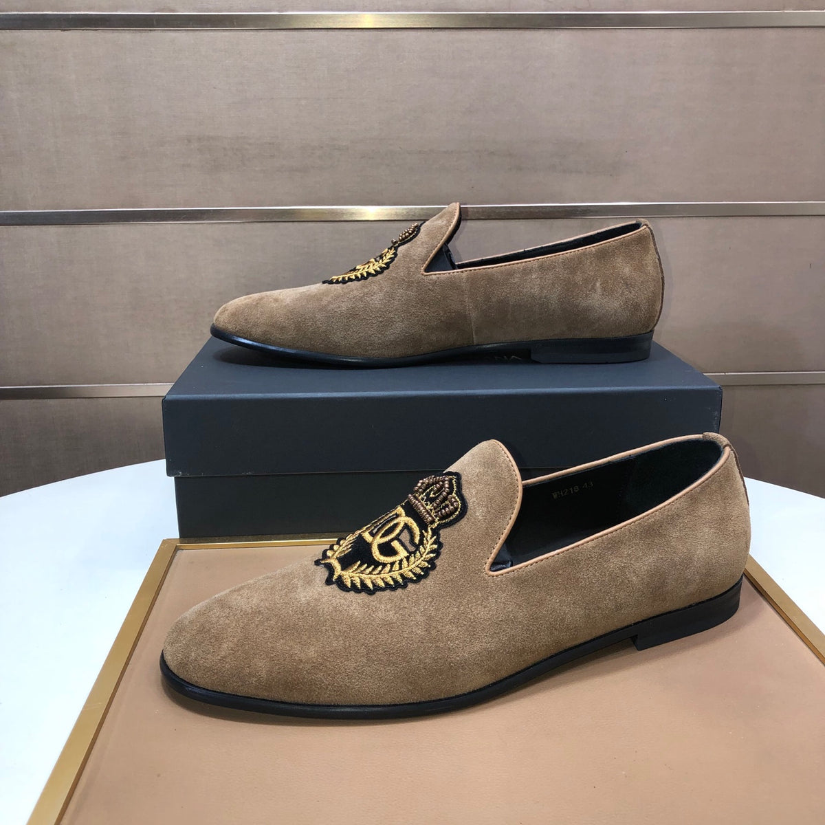 Dolce & Gabbana DG Men's Italian Calfskin Dress Shoes