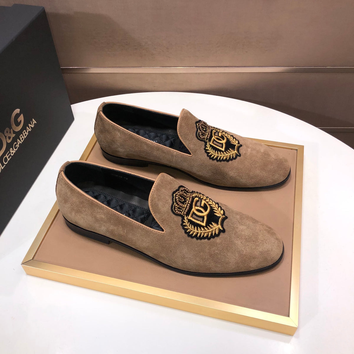 Dolce & Gabbana DG Men's Italian Calfskin Dress Shoes