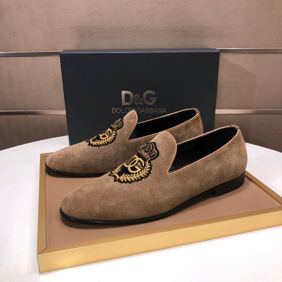 Dolce & Gabbana DG Men's Italian Calfskin Dress Shoes