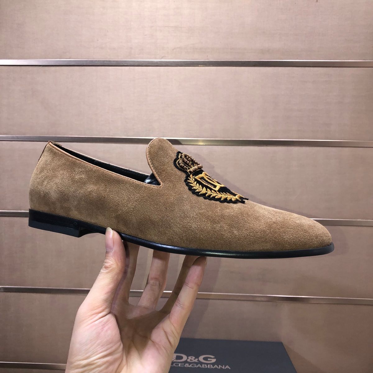 Dolce & Gabbana DG Men's Italian Calfskin Dress Shoes