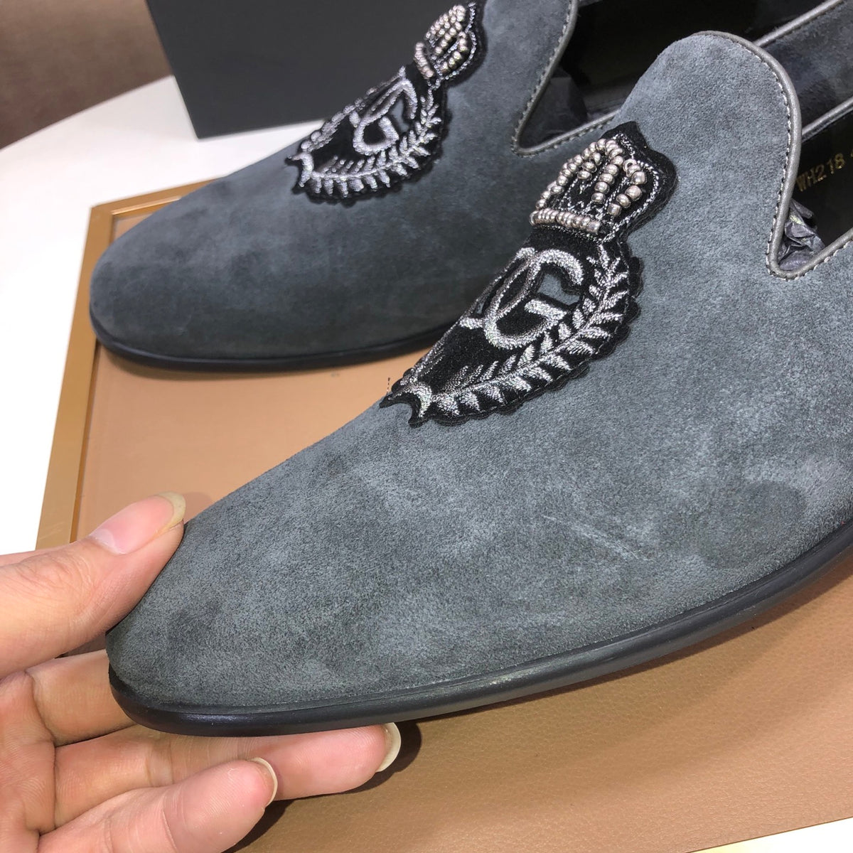Dolce & Gabbana DG Men's Italian Calfskin Dress Shoes