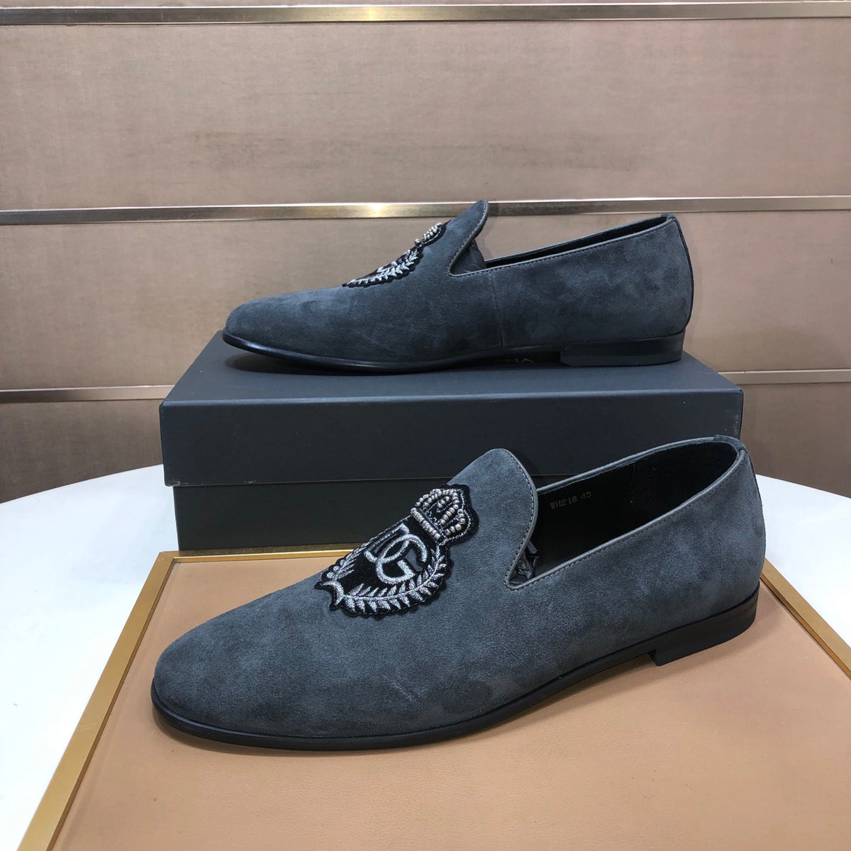 Dolce & Gabbana DG Men's Italian Calfskin Dress Shoes