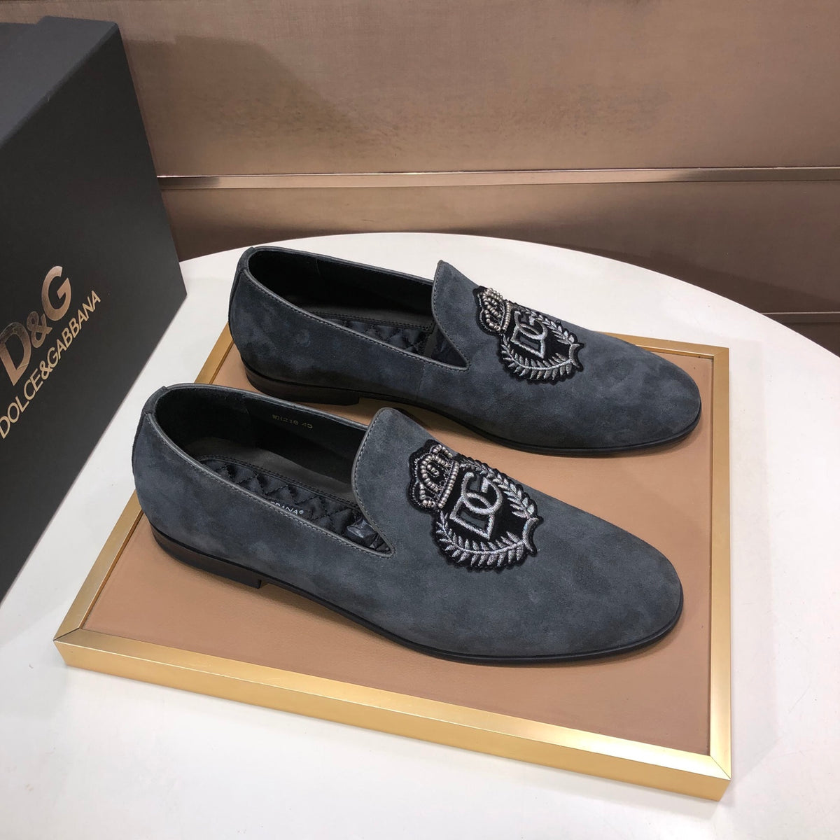 Dolce & Gabbana DG Men's Italian Calfskin Dress Shoes