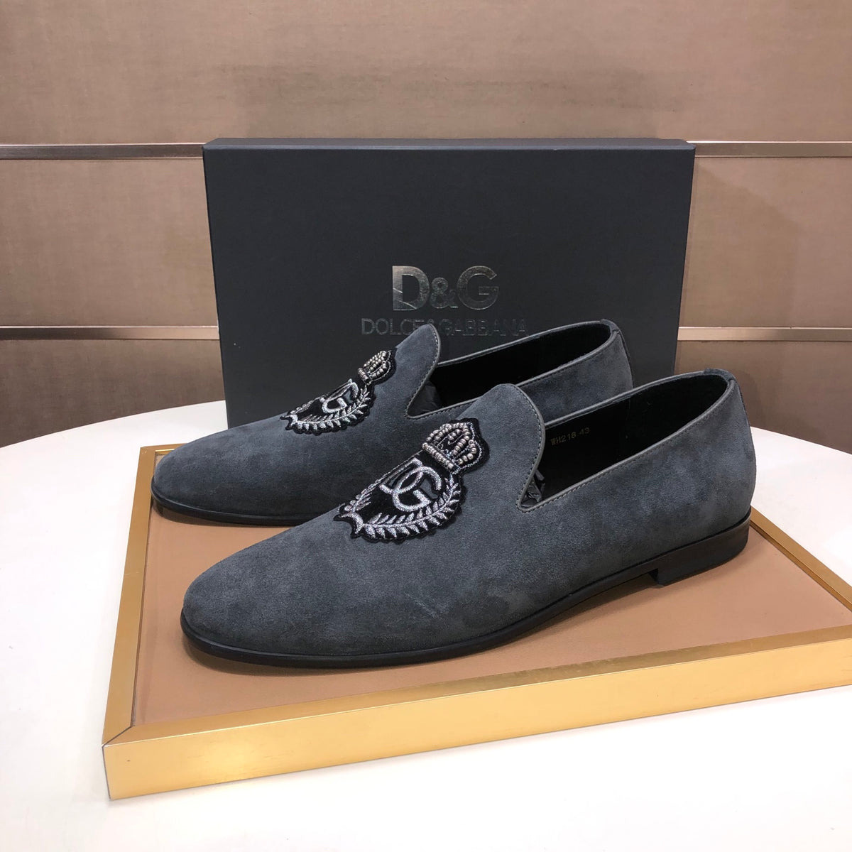 Dolce & Gabbana DG Men's Italian Calfskin Dress Shoes