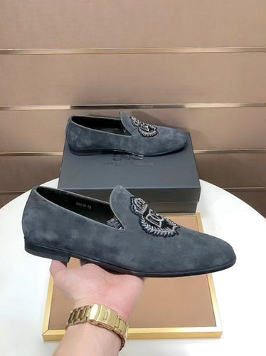 Dolce & Gabbana DG Men's Italian Calfskin Dress Shoes