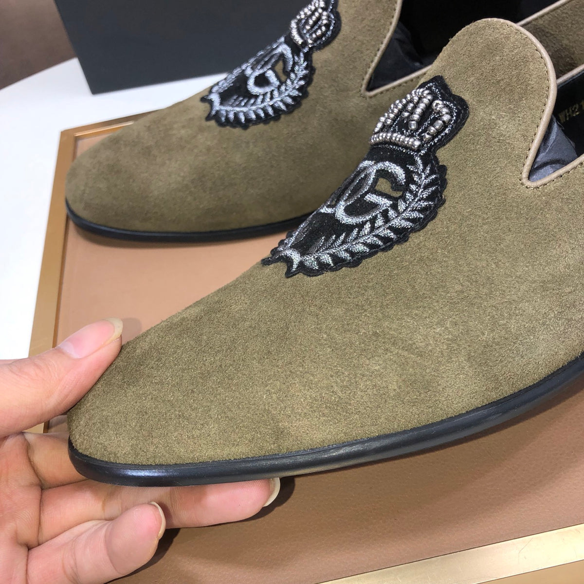 Dolce & Gabbana DG Men's Italian Calfskin Dress Shoes