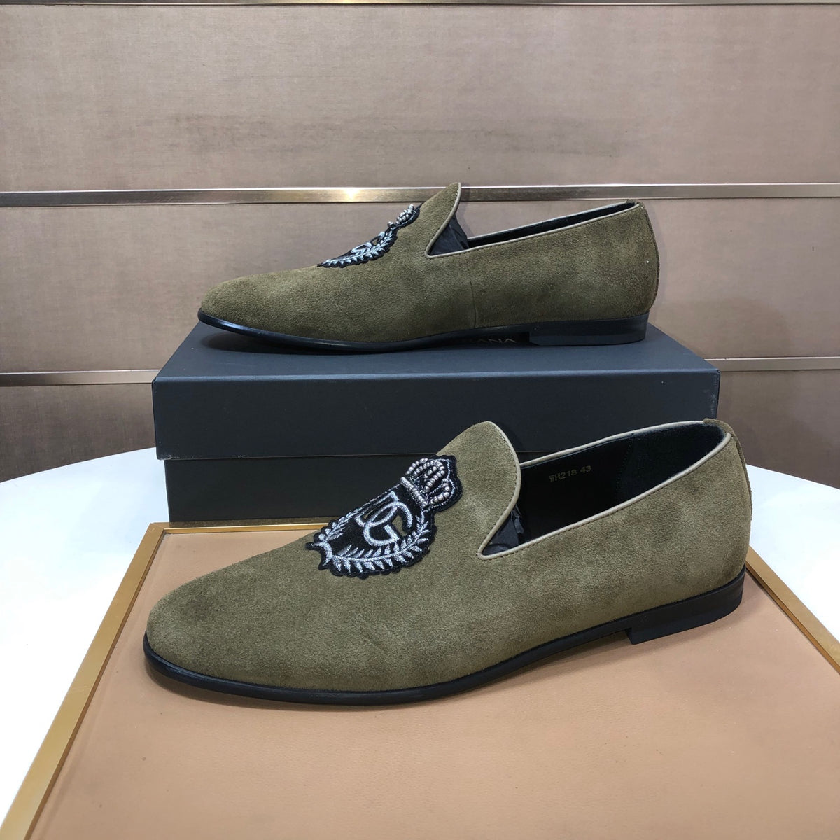 Dolce & Gabbana DG Men's Italian Calfskin Dress Shoes