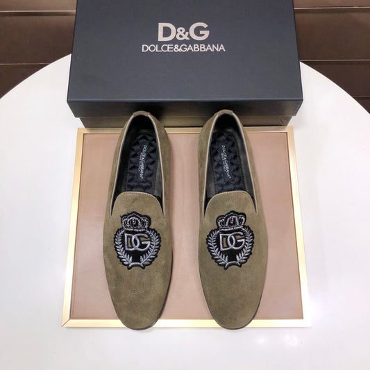 Dolce & Gabbana DG Men's Italian Calfskin Dress Shoes