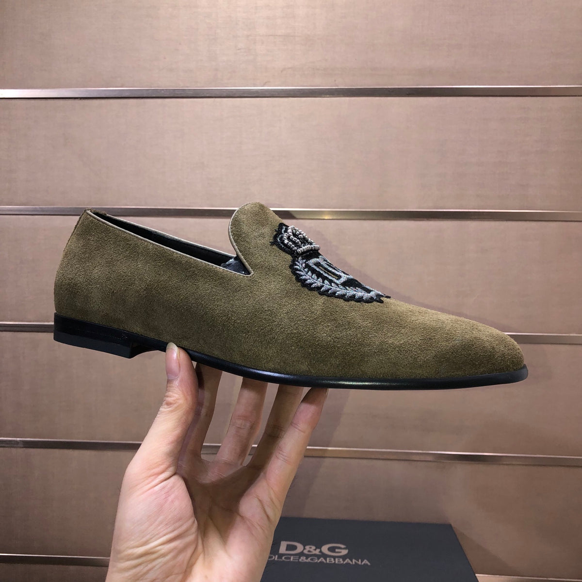 Dolce & Gabbana DG Men's Italian Calfskin Dress Shoes