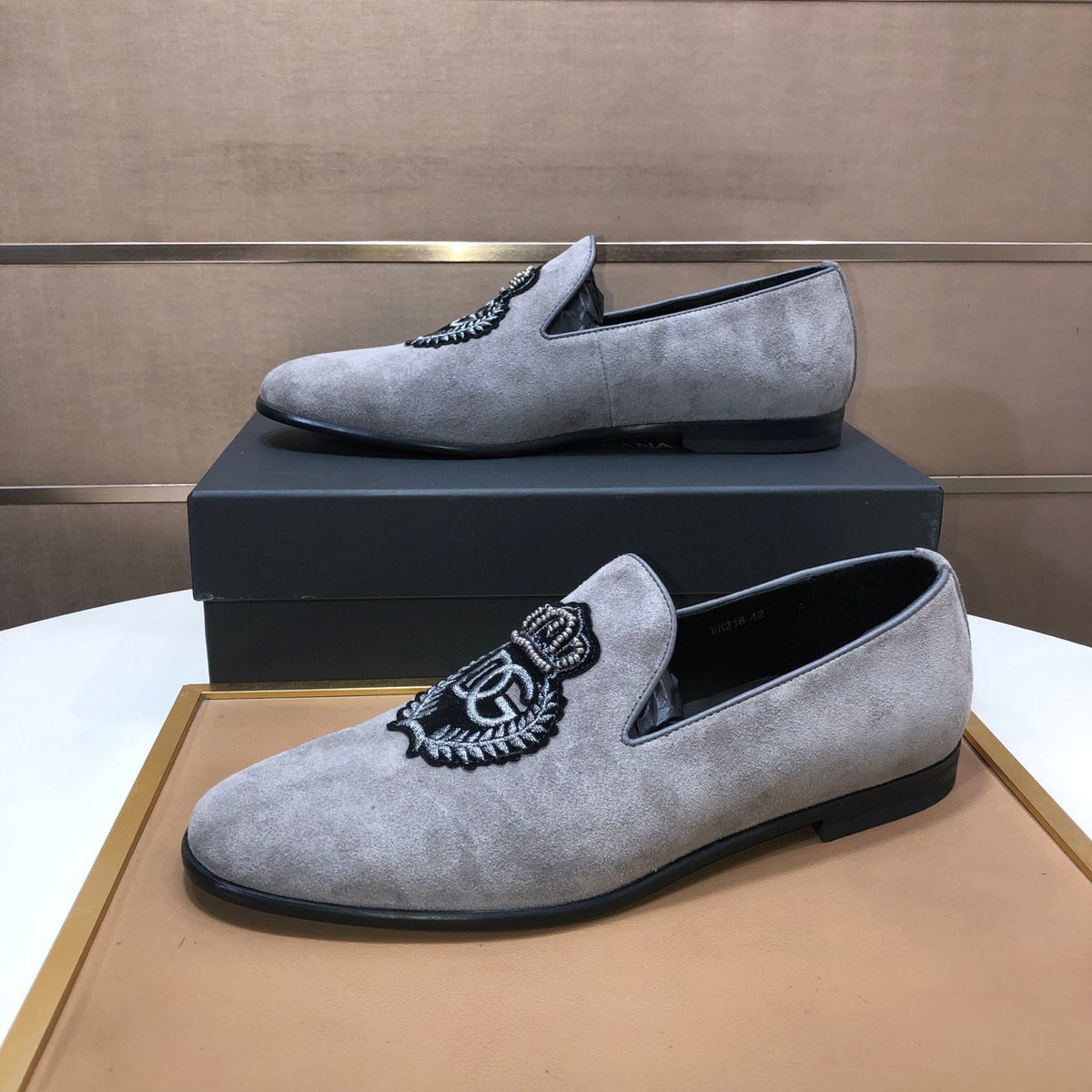 Dolce & Gabbana DG Men's Italian Calfskin Dress Shoes