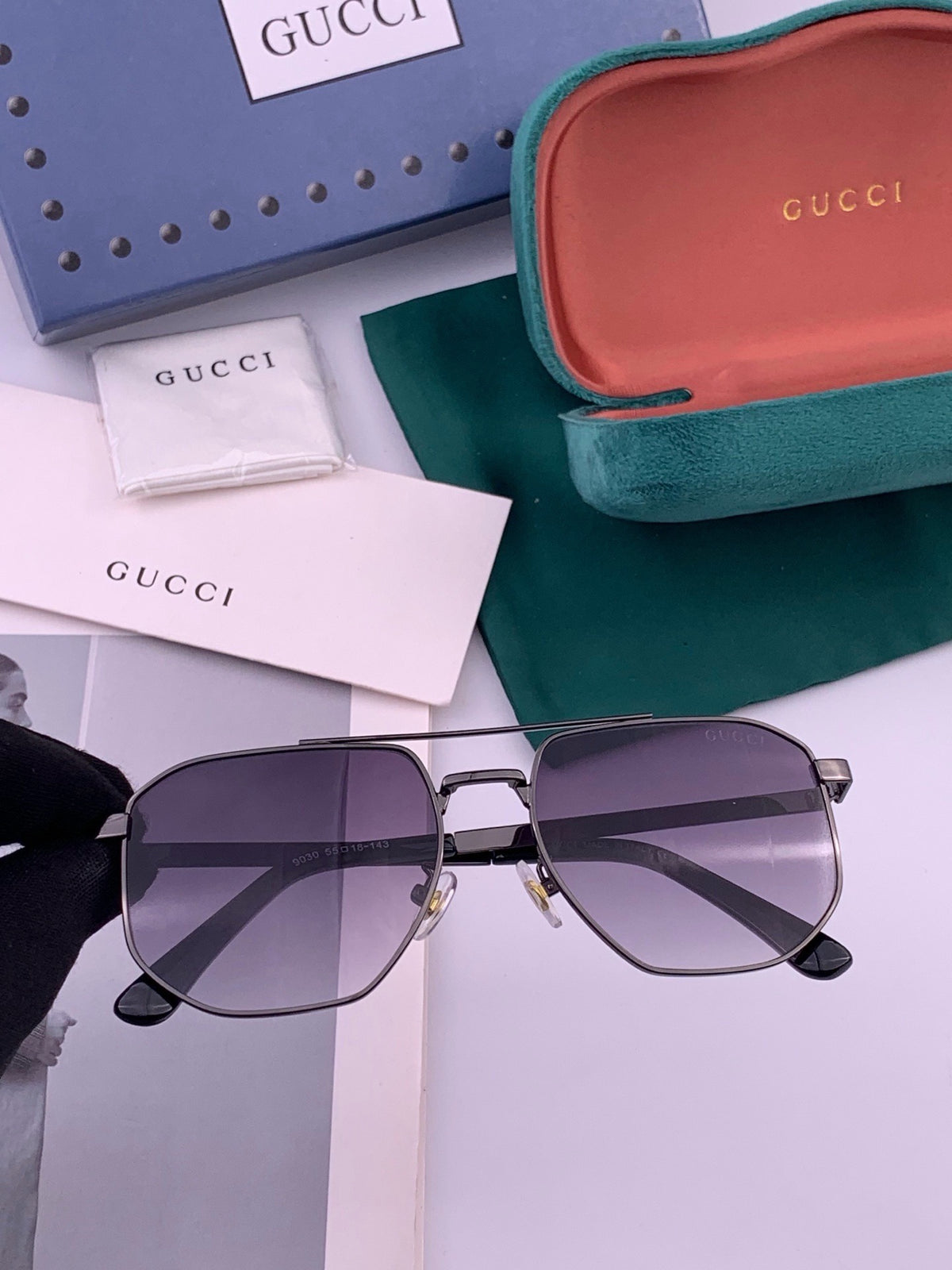 purple sun Sunglasses for men - alternate angle view 3