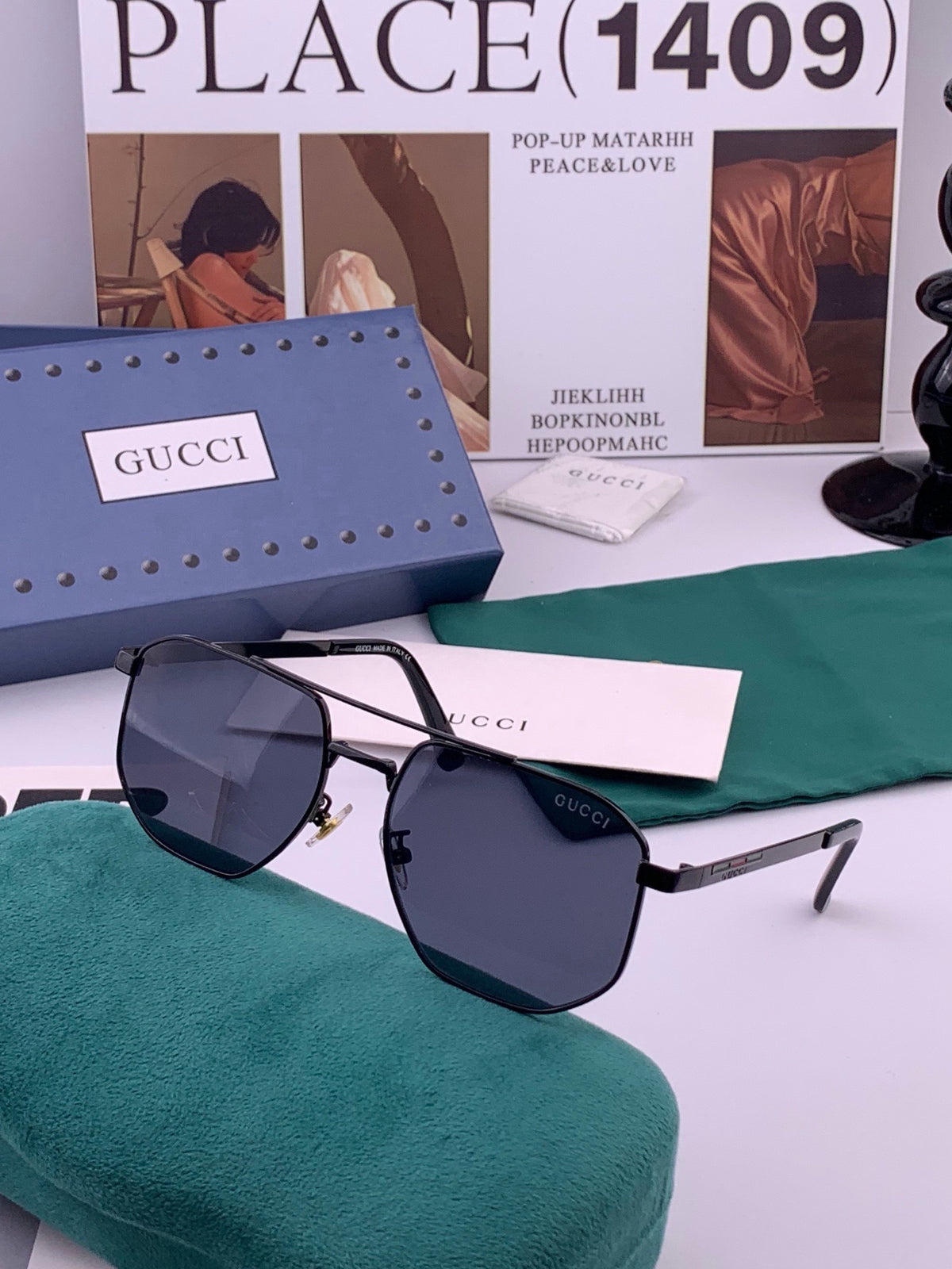 purple sun Sunglasses for men - alternate angle view 5