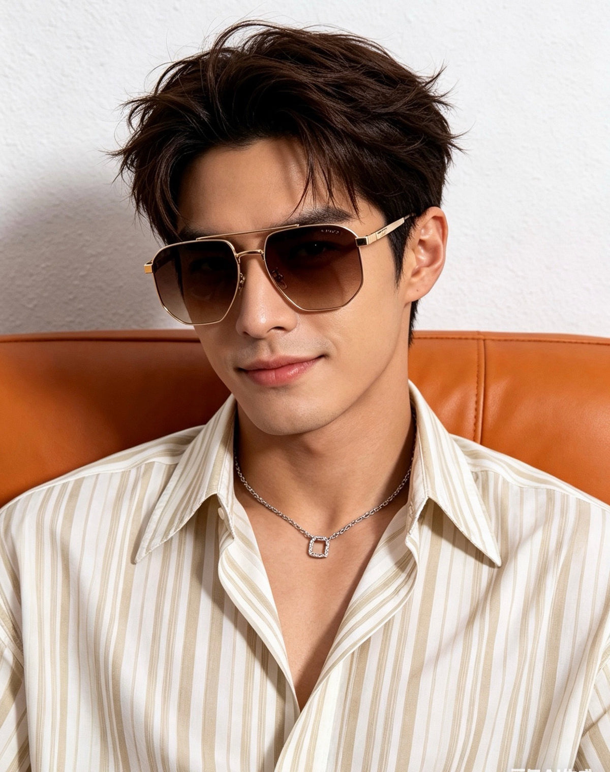 purple sun Sunglasses for men - alternate angle view 8