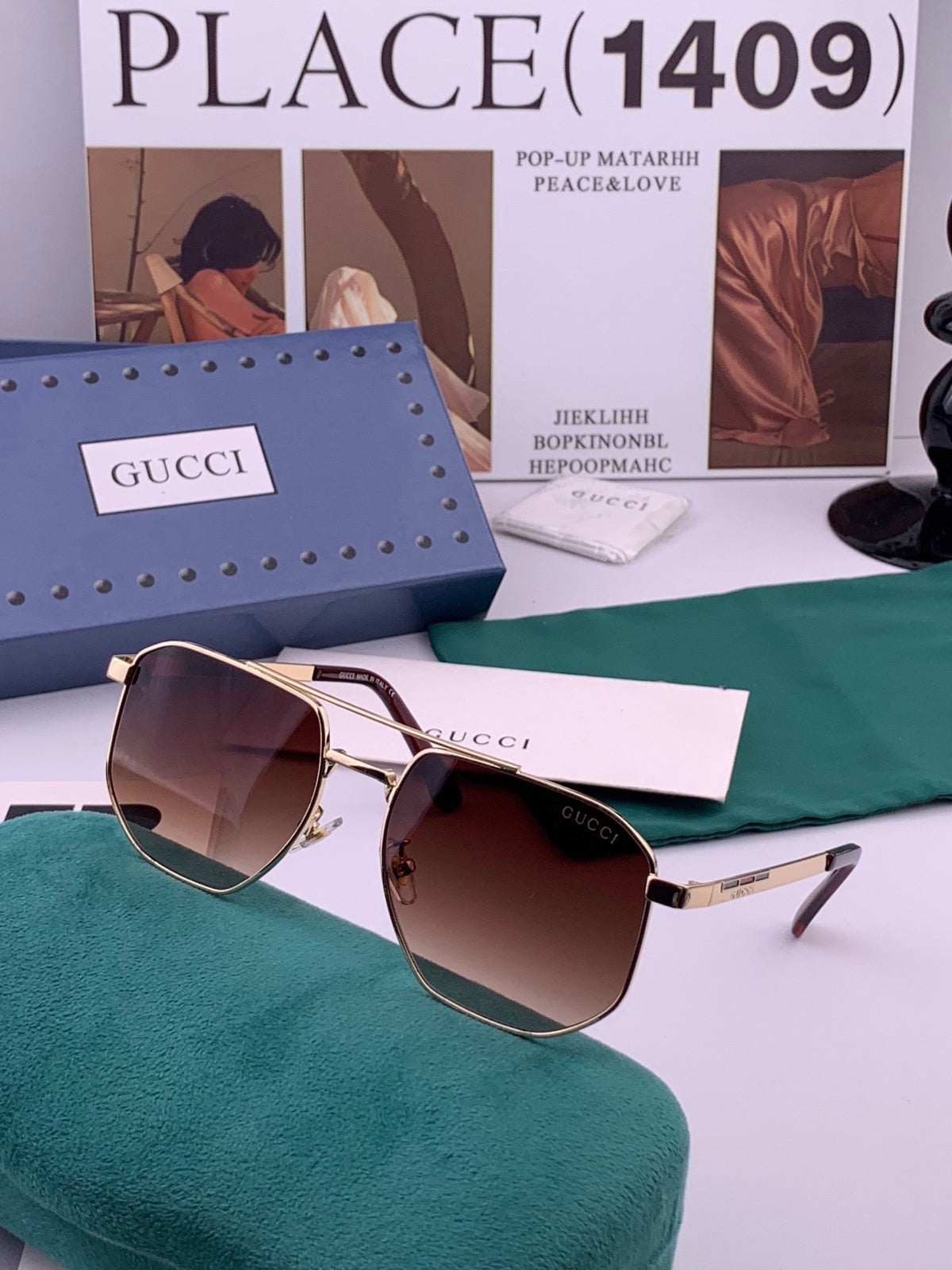 purple sun Sunglasses for men - alternate angle view 4