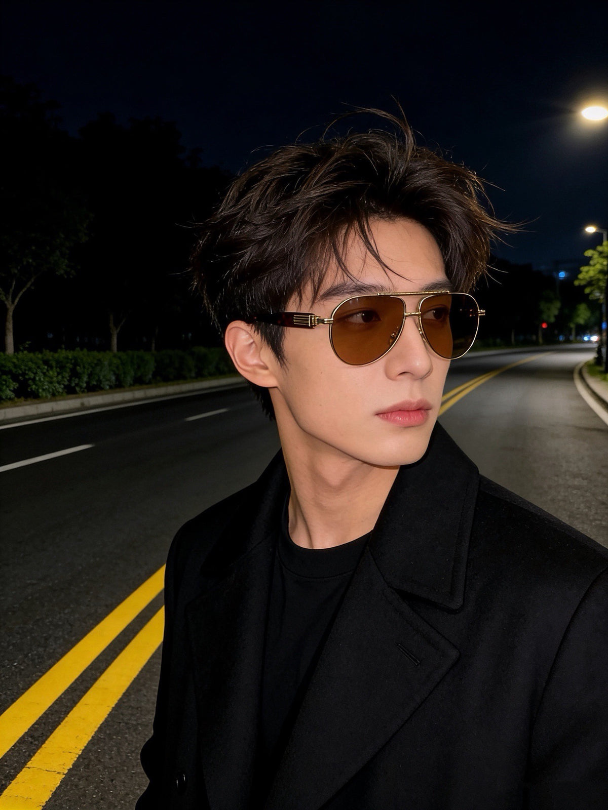 purple sun Sunglasses for men - alternate angle view 7