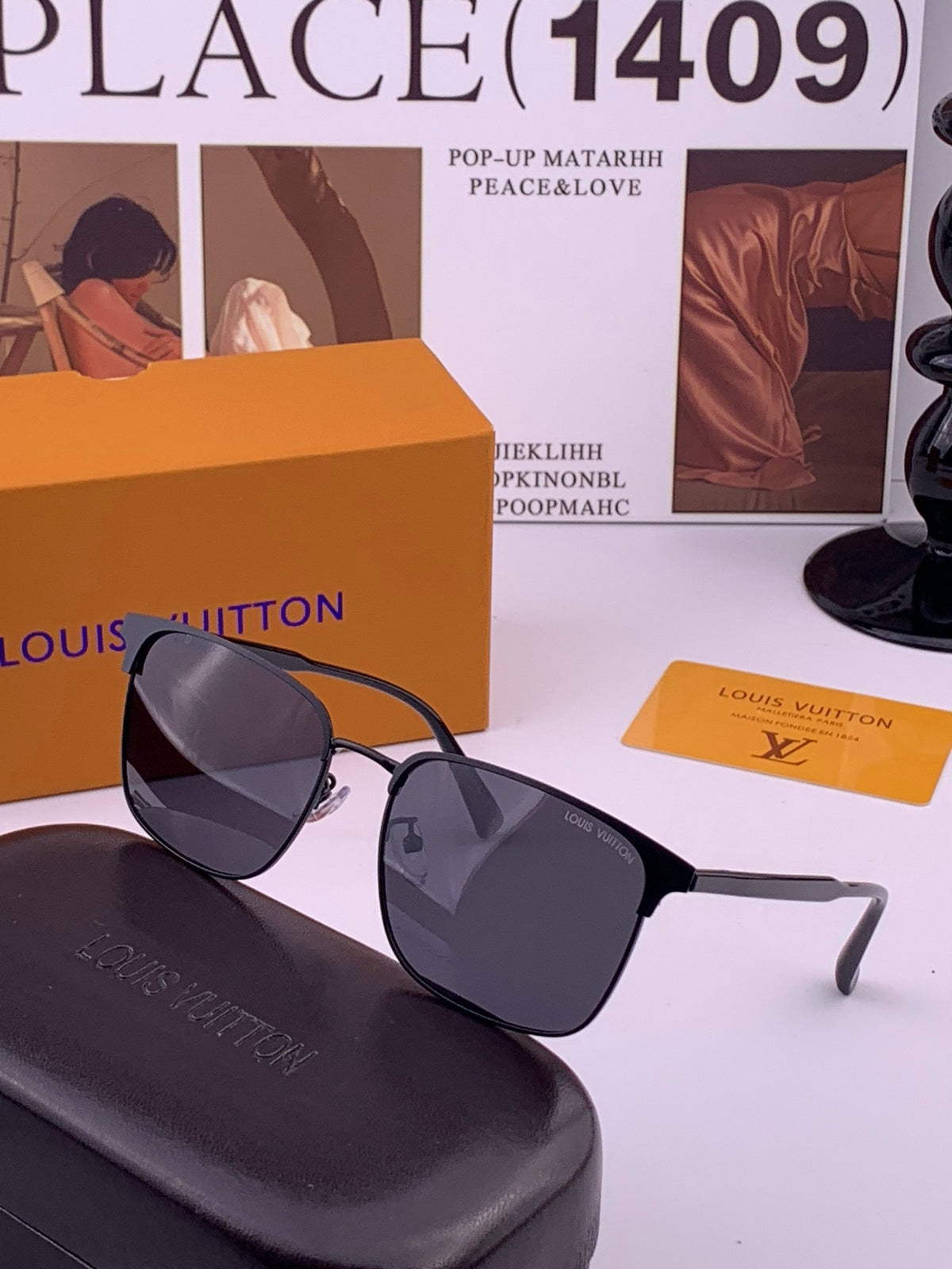 purple sun Sunglasses for men - alternate angle view 3