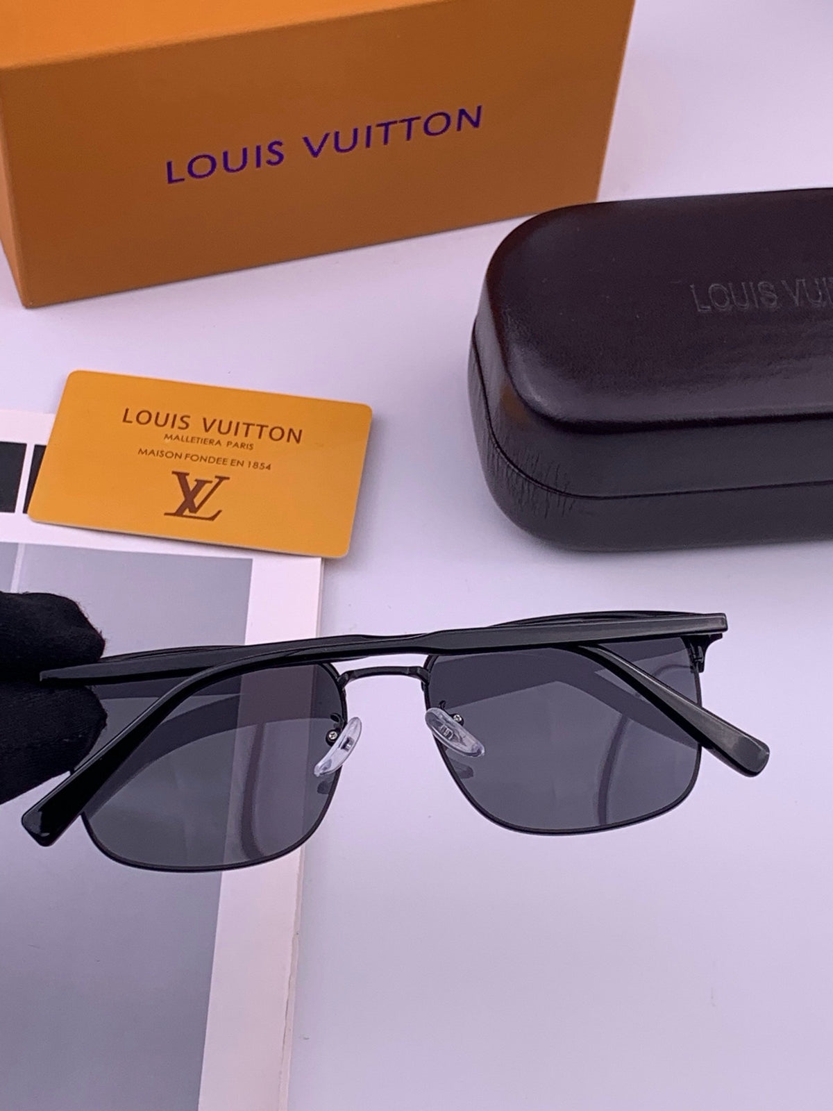 purple sun Sunglasses for men - alternate angle view 5