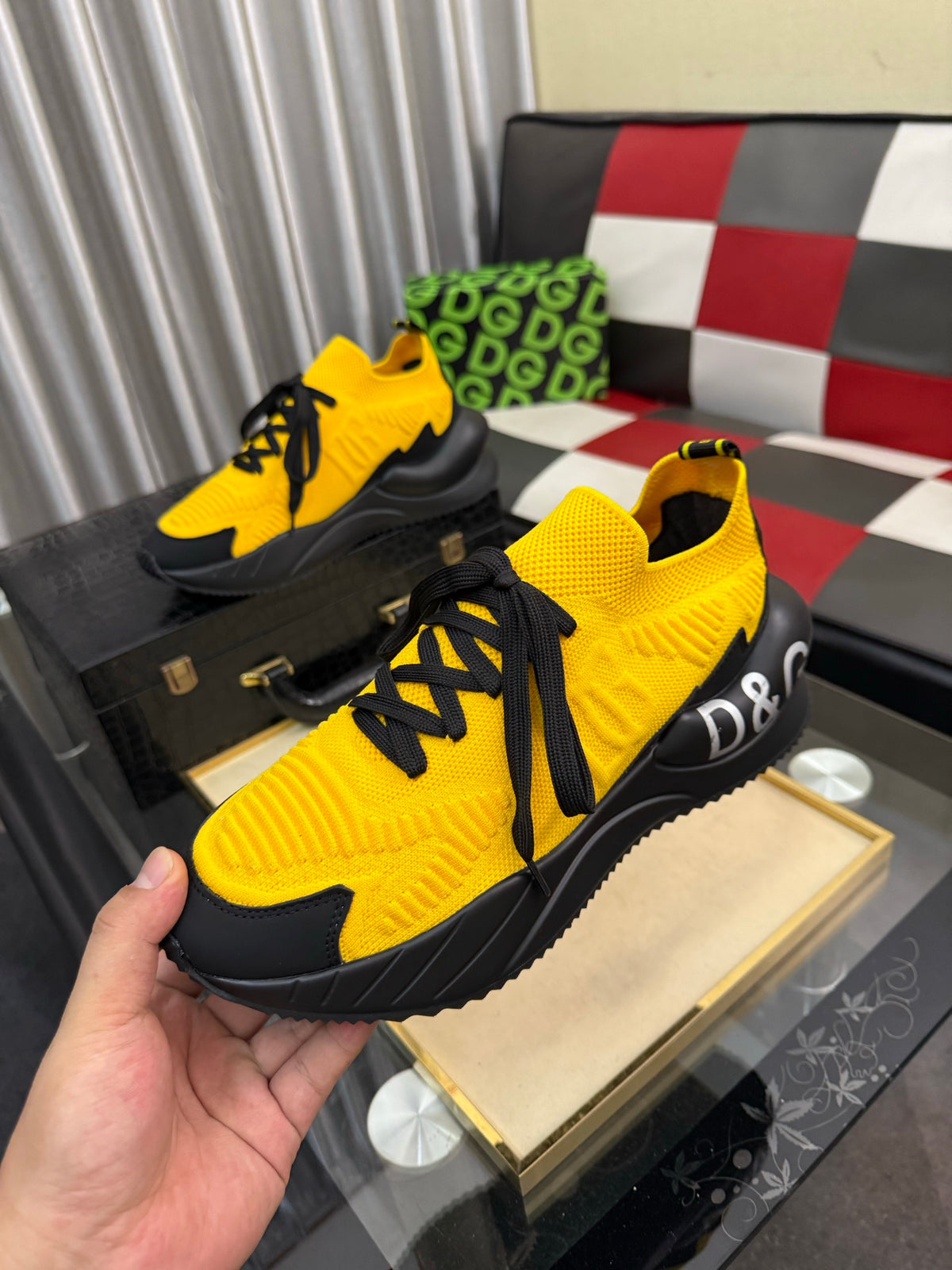 Dolce & Gabbana DG Men's Casual Shoes in Imported Calfskin
