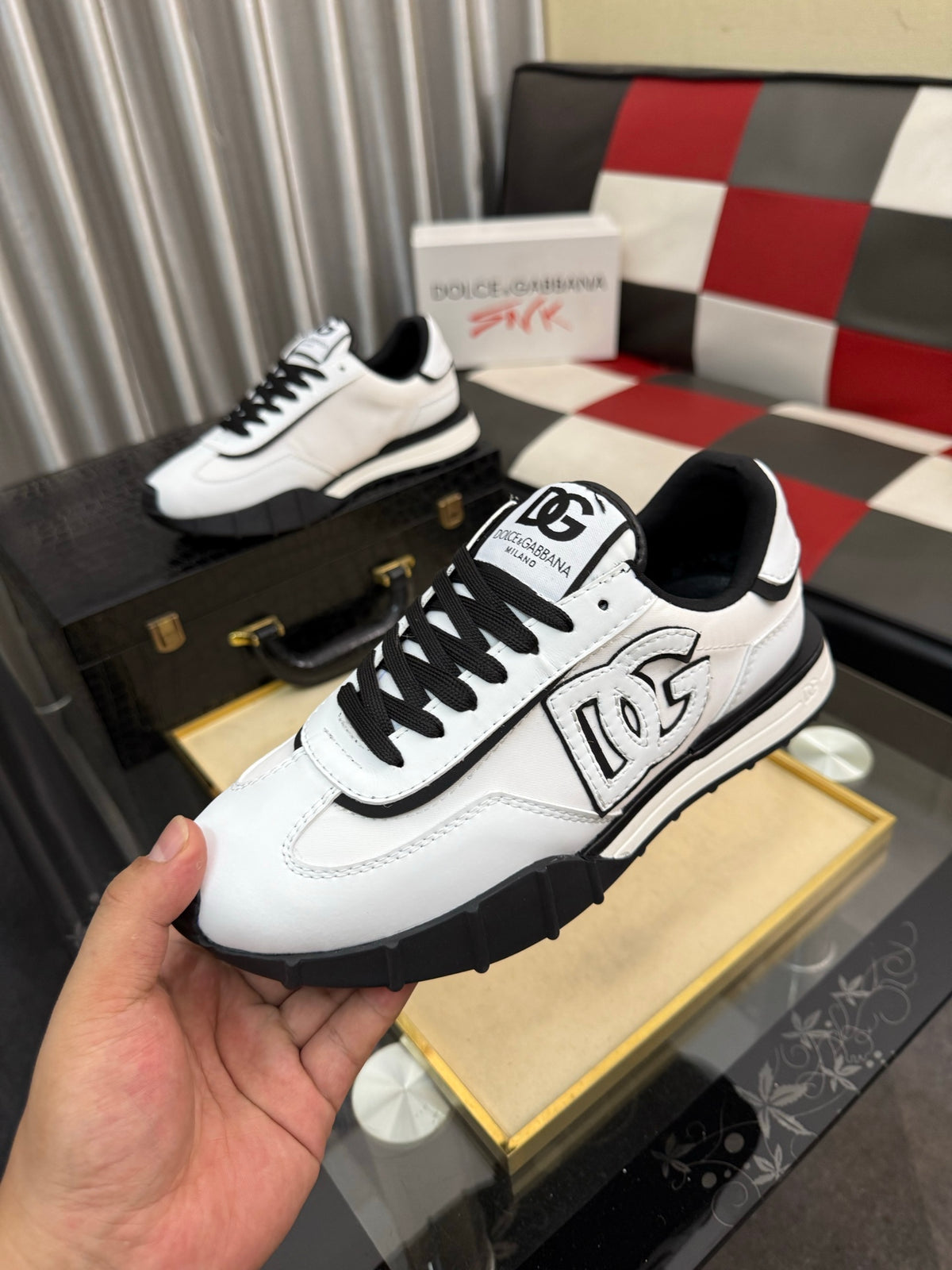 Dolce & Gabbana DG Men's Casual Shoes in Imported Calfskin