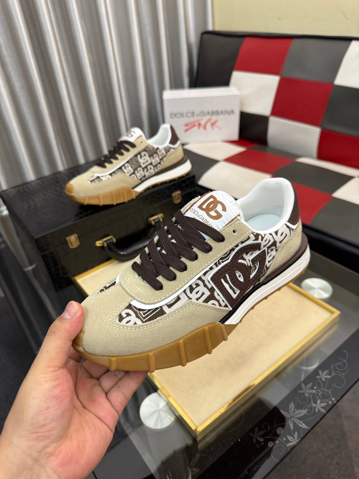 Dolce & Gabbana DG Men's Casual Shoes in Imported Calfskin