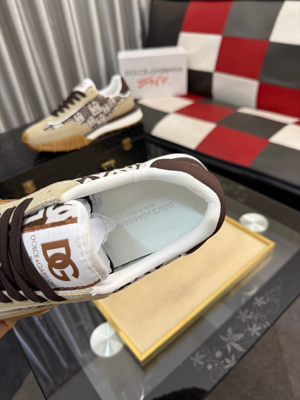 Dolce & Gabbana DG Men's Casual Shoes in Imported Calfskin